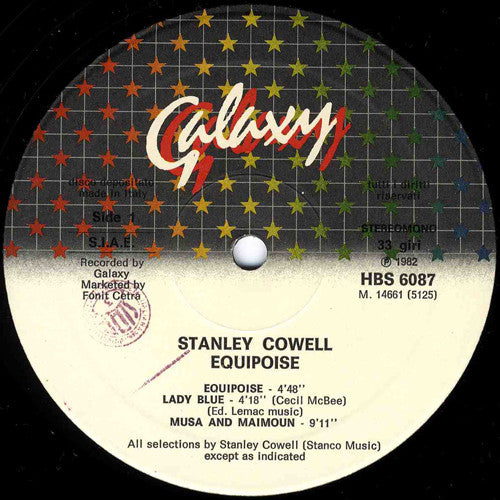 Stanley Cowell : Equipoise (LP)