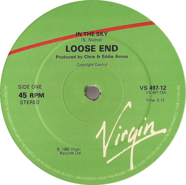 Loose Ends : In The Sky (12", Single)