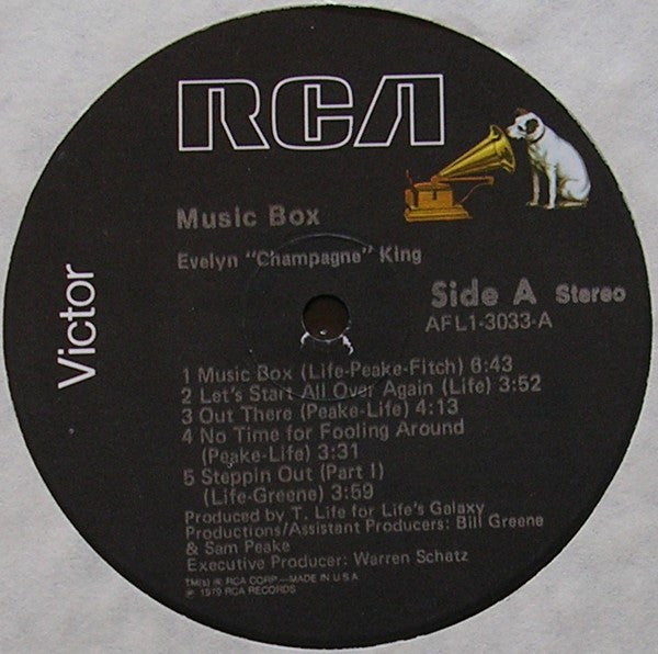 Evelyn "Champagne" King* : Music Box (LP, Album)