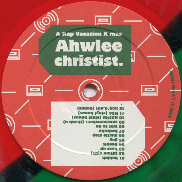 mndsgn & Ahwlee : A Rap Vacation X-Mas With Mndsgn & Ahwlee (LP, Ltd, Red)