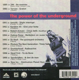 Various : The Power Of The Underground - 1989-1999 (CD, Comp, Ltd, Boo)