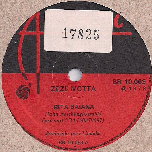 Zezé Motta : Rita Baiana / Trocando Em Miúdos (7", EP)
