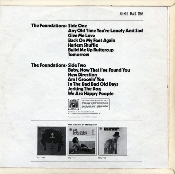 The Foundations : The Foundations (LP, Comp)
