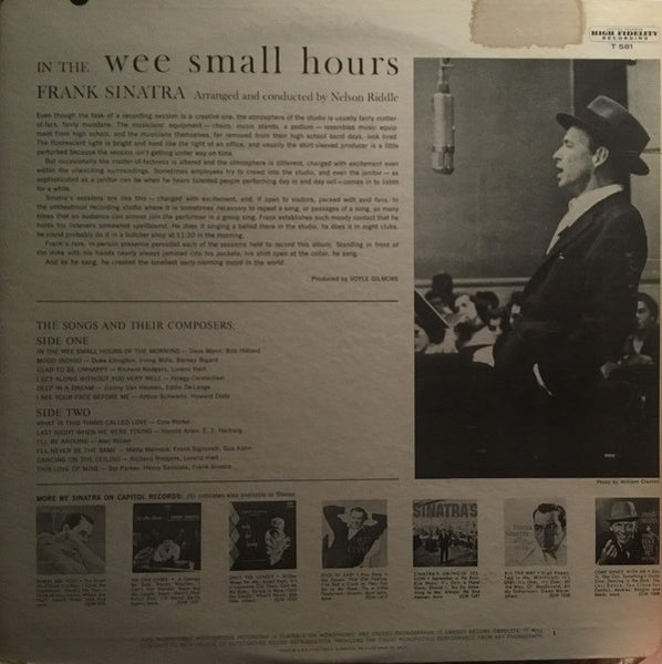 Frank Sinatra : In The Wee Small Hours (LP, Album, Mono, RE)