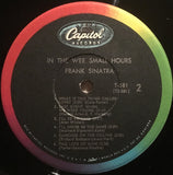 Frank Sinatra : In The Wee Small Hours (LP, Album, Mono, RE)
