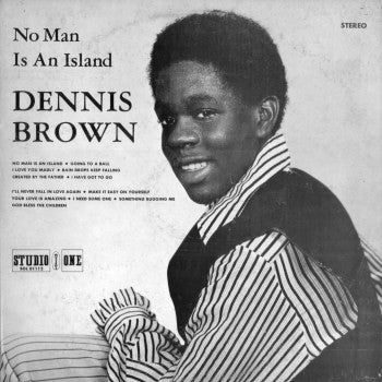 Dennis Brown : No Man Is An Island (LP, Album, RE)