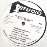 Dennis Brown : No Man Is An Island (LP, Album, RE)