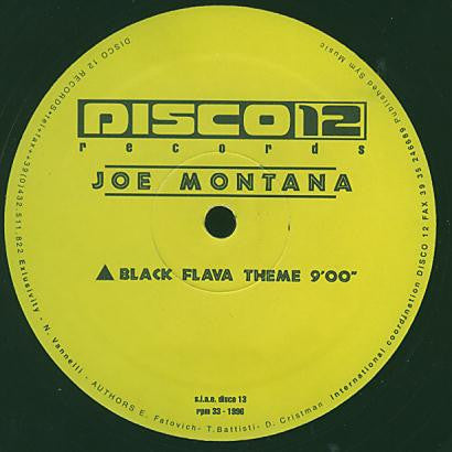 Joe Montana : Black Flava Theme (12")