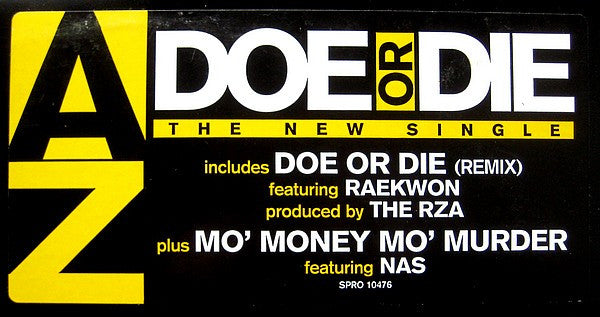AZ : Doe Or Die (12", Promo)
