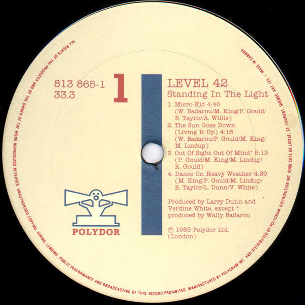 Level 42 : Standing In The Light (LP, Album, RE)