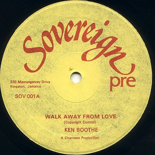 Ken Boothe / Charmers Singers : Walk Away From Love / Disco Medley (12")