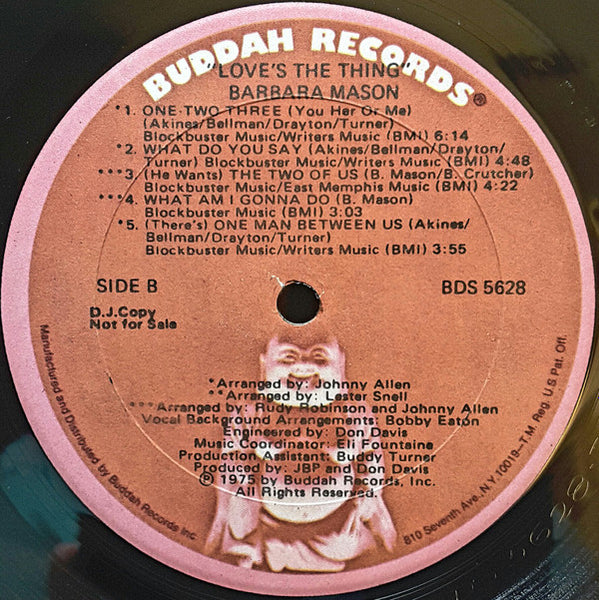 "Lady Love" Barbara Mason* : Love's The Thing (LP, Album, Promo, Son)