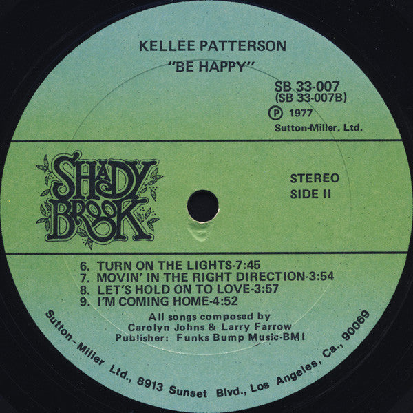 Kellee Patterson : Be Happy (LP, Album)