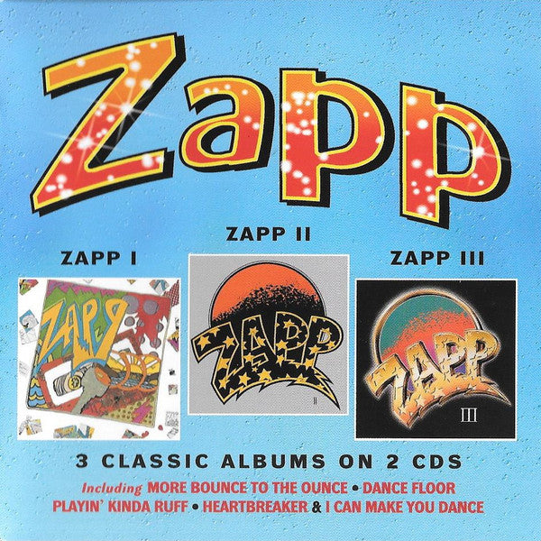 Zapp : Zapp I / Zapp II / Zapp III (2xCD, Comp)