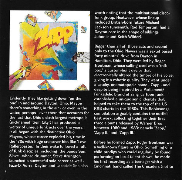 Zapp : Zapp I / Zapp II / Zapp III (2xCD, Comp)