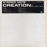 Stereo MC's : Creation / All Night Long (2x12", Single, Promo)