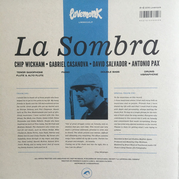 Chip Wickham* : La Sombra (LP, Album)
