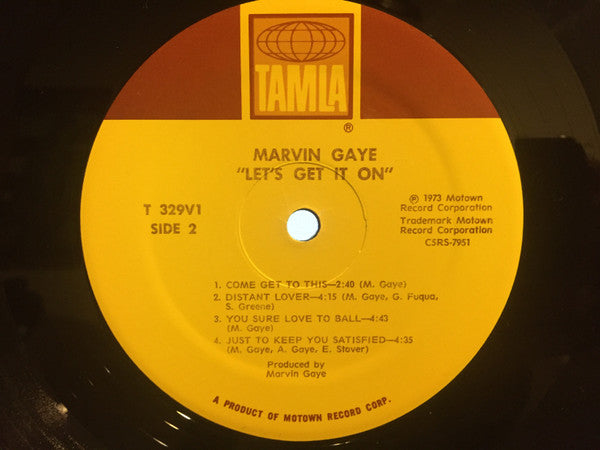 Marvin Gaye : Let's Get It On (LP, Album, Gat)