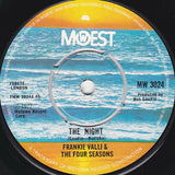 Frankie Valli & The Four Seasons* : The Night (7", Single, RE, 4-P)