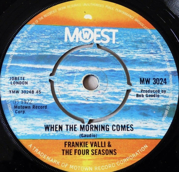 Frankie Valli & The Four Seasons* : The Night (7", Single, RE, 4-P)