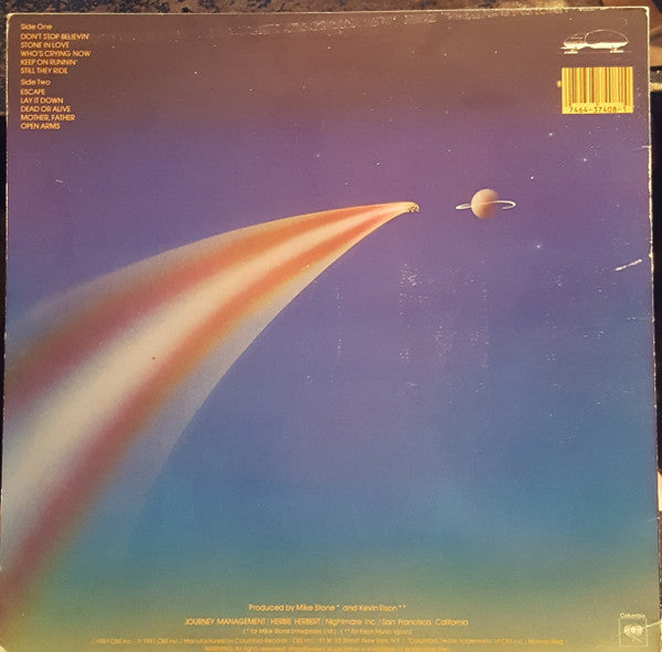Journey : Escape (LP, Album, Pit)