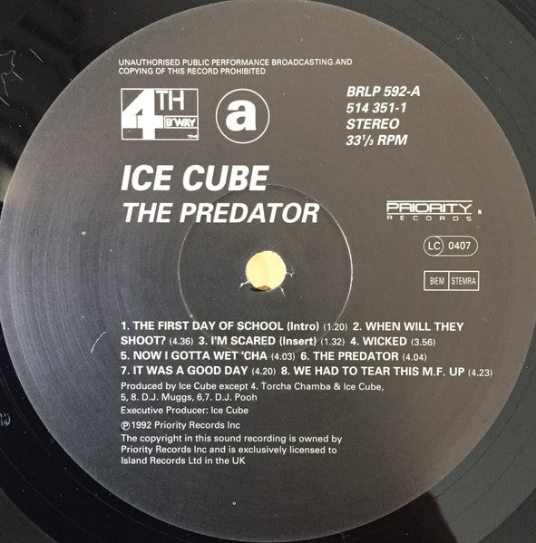 Ice Cube : The Predator (LP, Album)