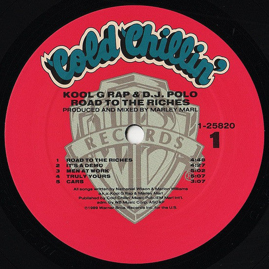 Kool G Rap & D.J. Polo : Road To The Riches (LP, Album, SRC)