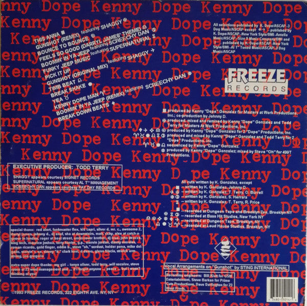 Kenny "Dope" Gonzalez : The Unreleased Project (LP, Album)