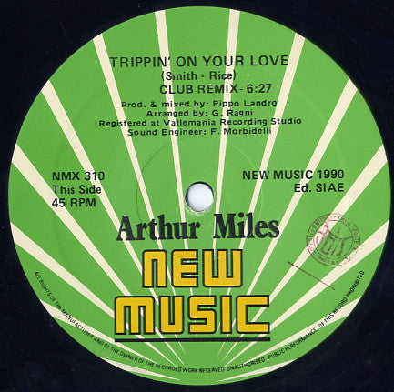 Arthur Miles : Trippin' On Your Love / Helping Hand (12")
