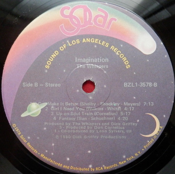 The Whispers : Imagination (LP, Album)