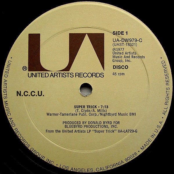 N.C.C.U. : Super Trick / Bull City Party (12", Ltd)