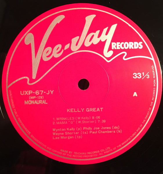 Wynton Kelly : Kelly Great (LP, Album, Mono, RE)