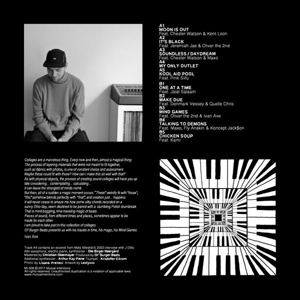 Ol' Burger Beats* : Mind Games (LP, Album)
