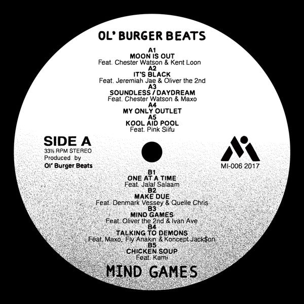 Ol' Burger Beats* : Mind Games (LP, Album)