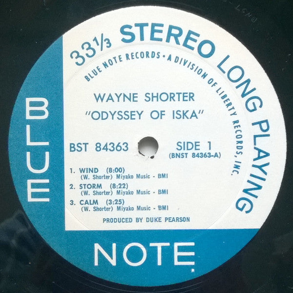 Wayne Shorter : Odyssey Of Iska (LP, Album)