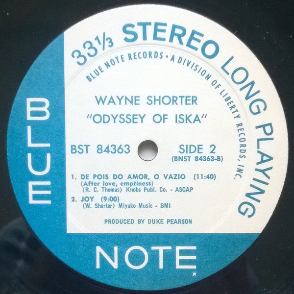 Wayne Shorter : Odyssey Of Iska (LP, Album)