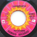 Notations* : It Only Hurts For A Little While / Superpeople (7", Styrene, Ter)