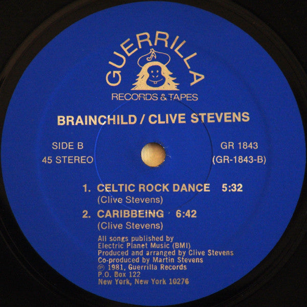 Brainchild (5), Clive Stevens : Brainchild (12")