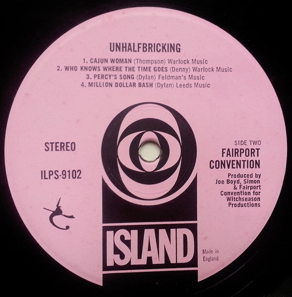 Fairport Convention : Unhalfbricking (LP, Album, Pin)