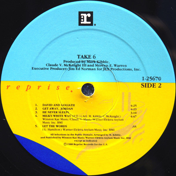 Take 6 : Take 6 (LP, Album, All)
