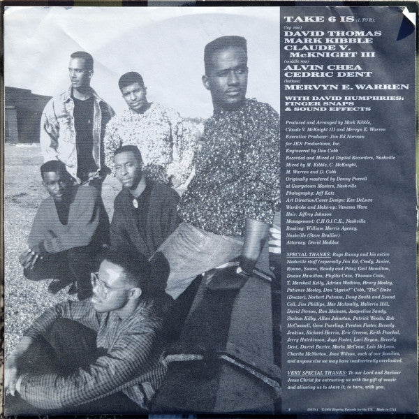 Take 6 : Take 6 (LP, Album, All)
