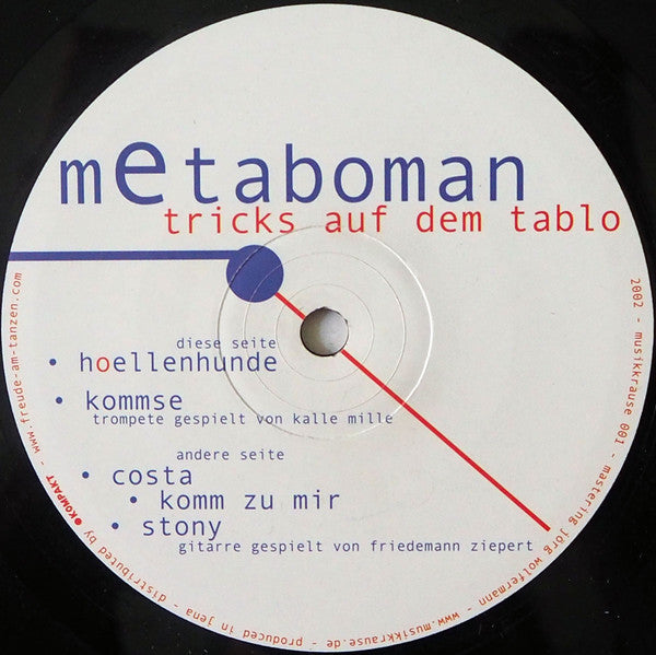 Metaboman : Tricks Auf Dem Tablo (12")