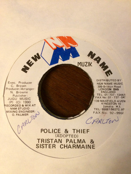 Tristan Palmer &  Sister Charmaine : Police & Thief  (7")