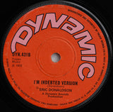 Eric Donaldson : I'm Indebted (7", Single, Sol)