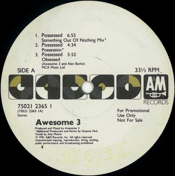 Awesome 3 : Possessed / Pin-Up Girls (12")