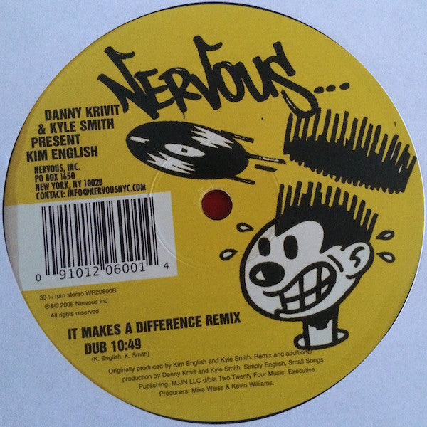 Kim English : It Makes A Difference (Danny Krivit & Kyle Smith Remixes) (12")