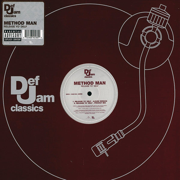 Method Man : Release Yo' Delf (12", RE)