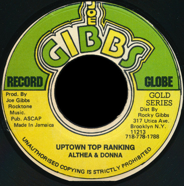 Althea & Donna : Uptown Top Ranking (7", RP)