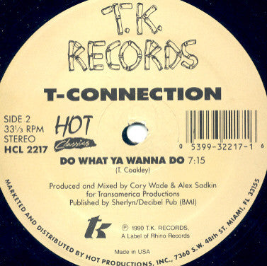T-Connection : At Midnight / Do What Ya Wanna Do (12")