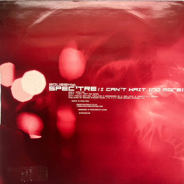 Aquasky : Spectre / I Can't Wait (No More) (12")